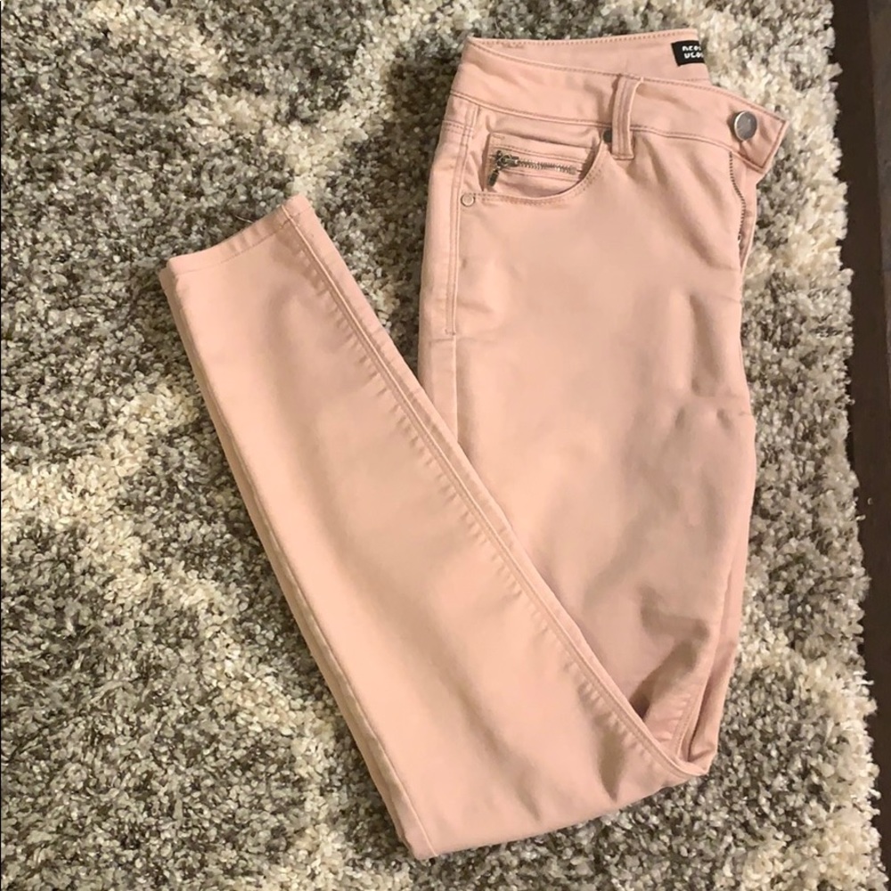 DesignLab pink skinny jeans